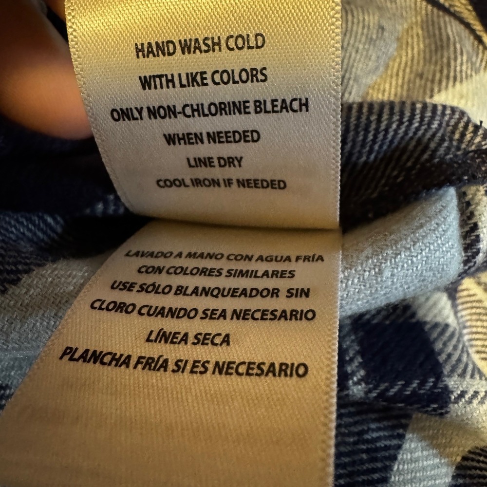 NEW Idyllwind Western Pearl Snap Flannel Shirt Women's XXXL Blue Landman Cowgirl - Picture 5 of 9